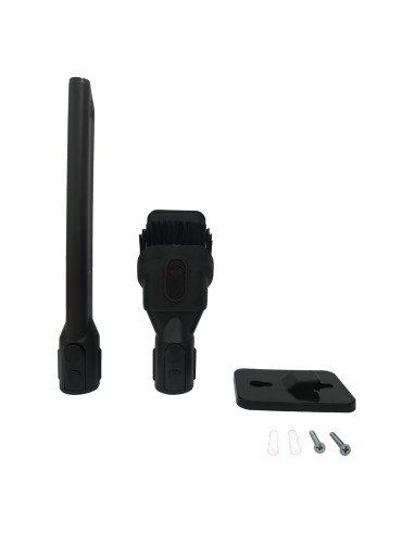Hausberg HB-2019NG accessories: crevice tool, brush, wall mount