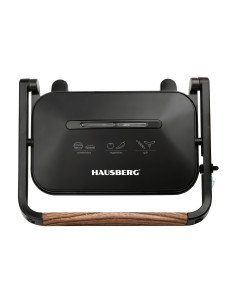 Hausberg HB-632NG Sandwich Maker and Grill 1300 W Black