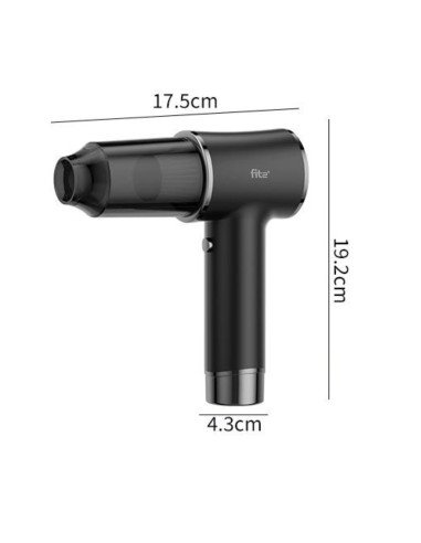 FIT2 LC-623 kompaktiški matmenys, 17,5 cm ilgis ir 4,3 cm skersmuo