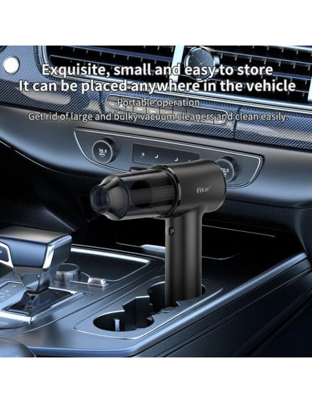 Kompaktiškas FIT2 LC-623 siurblys patogiai telpa automobilyje