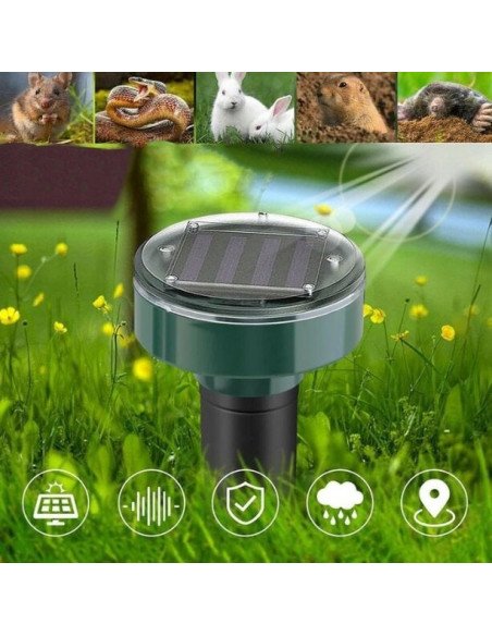 FIT2 Solar Mole and Snake Repeller, Round