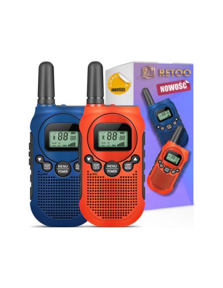 Baofeng BF-T6 PMR walkie-talkie set of 2 with packaging