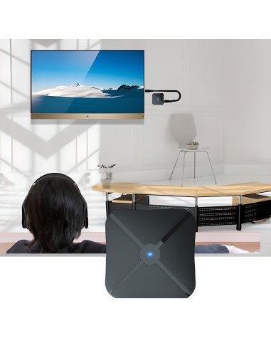 Bluetooth garso adapteris su LED indikatoriumi