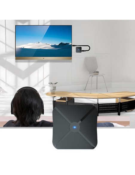 Bluetooth garso adapteris su LED indikatoriumi