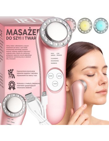 Needle-free mesotherapy EMS face massager