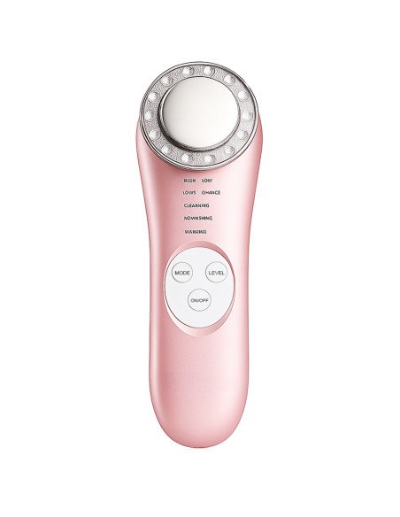 Face massager controls close-up