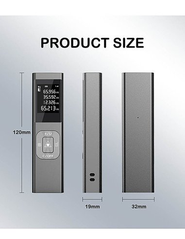 FIT2 S3B Laser Distance Meter 3-in-1, 40 m – 12
