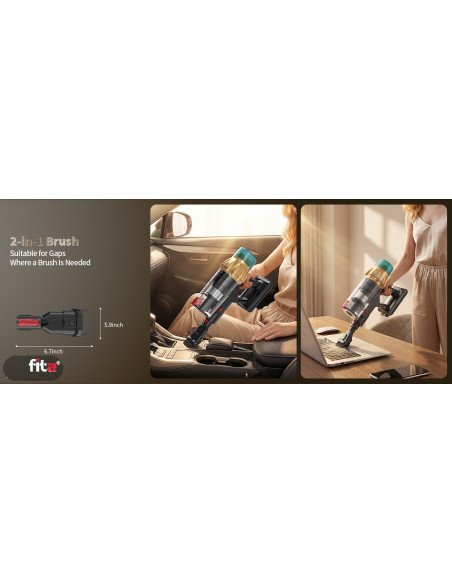 Belaidis dulkių siurblys FIT2 V10 – 15