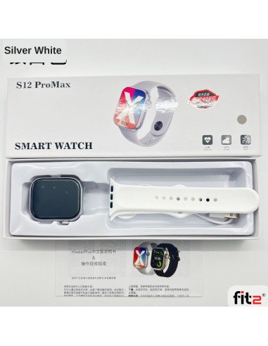 FIT2 S12 ProMax Smart Watch, White – 1