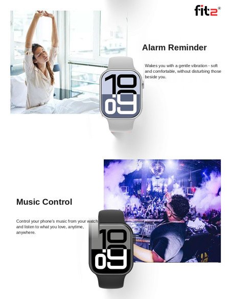 FIT2 S12 ProMax Smart Watch, Black – 10