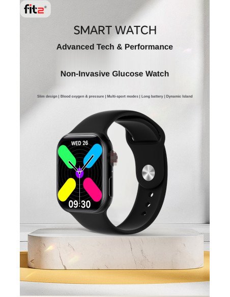 FIT2 S12 ProMax Smart Watch, Orange – 11