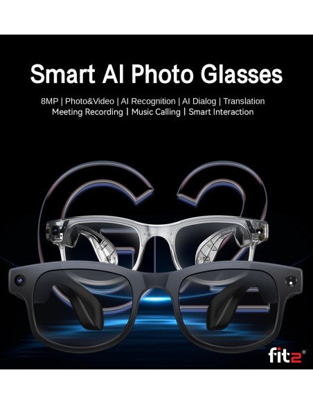 FIT2 AI Smart Camera Glasses – 3