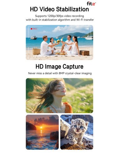 FIT2 AI Smart Camera Glasses – 12