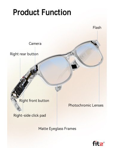 FIT2 AI Smart Camera Glasses – 16