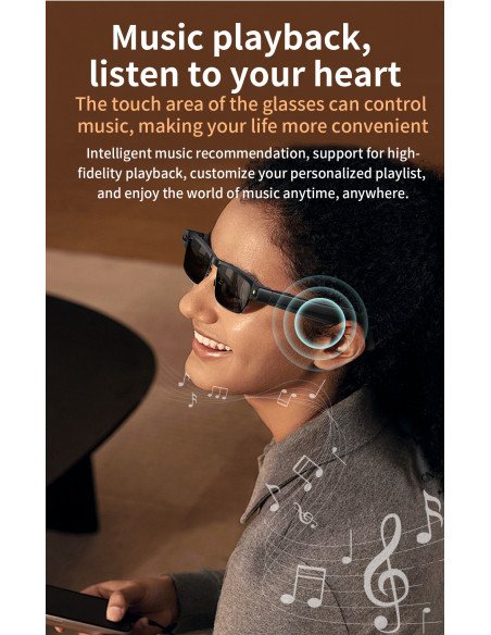 FIT2 AI Smart Sunglasses with Camera