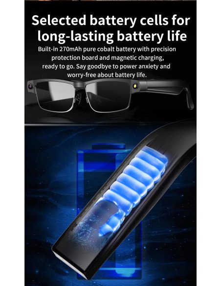FIT2 AI Smart Sunglasses with Camera