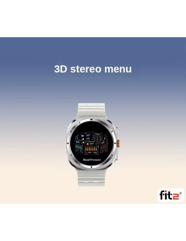 Išmanusis laikrodis FIT2 HD8 Ultra, mėlynas