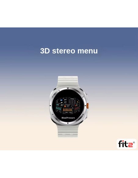 Išmanusis laikrodis FIT2 HD8 Ultra, mėlynas