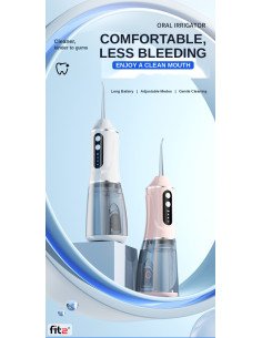 Belaidis burnos irigatorius FIT2 A18, juodas – 1 2