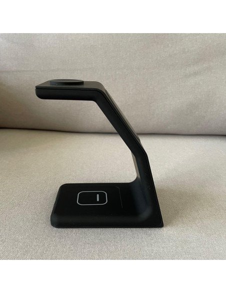 Magnetic 3-in-1 charger 15W, black - 8