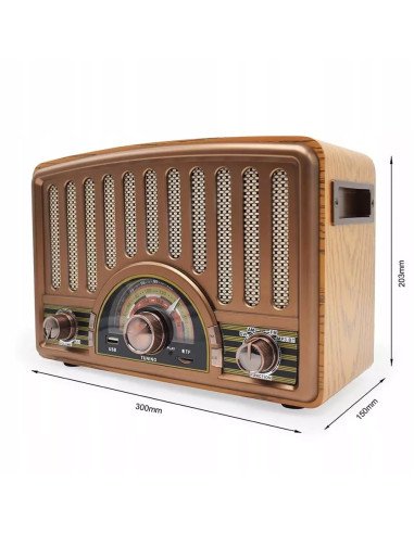 Retropolis Memphis retro radio with Bluetooth - 10
