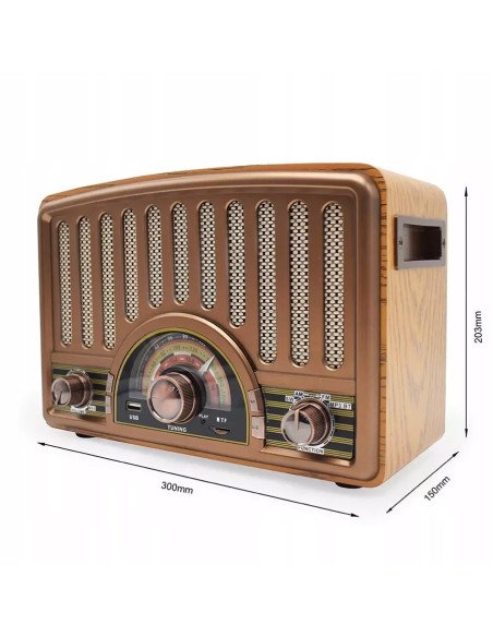Retropolis Memphis retro radio with Bluetooth - 10