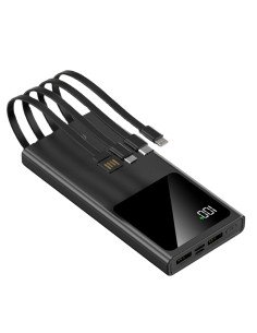Išorinė baterija FIT2 DX95 10000 mAh | Powerbank su laidais