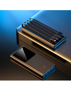 Išorinė baterija FIT2 DX95 10000 mAh | Powerbank su laidais 2