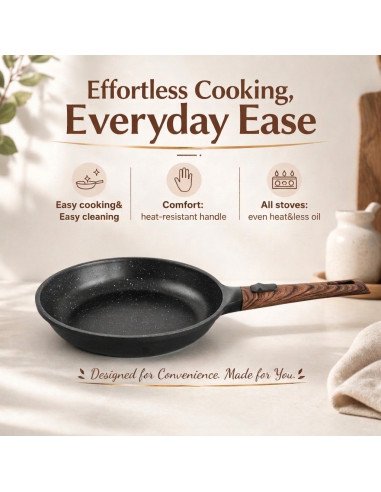 FIT2 ClickPan non-stick frying pan 24 cm black, detachable handle