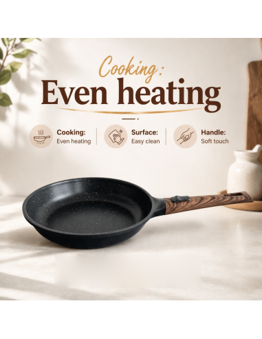 FIT2 ClickPan non-stick frying pan 24 cm black, detachable handle