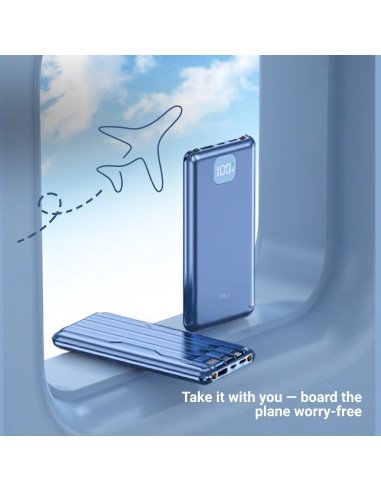 FIT2 DX99 Power Bank 10000 mAh 22.5W fast charging blue 13