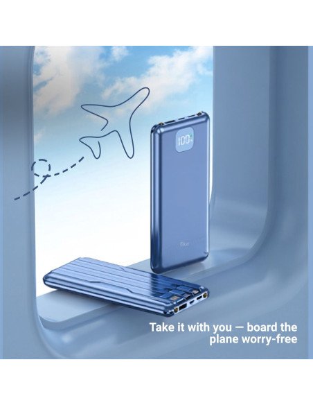 FIT2 DX99 Power Bank 10000 mAh 22.5W fast charging blue 13