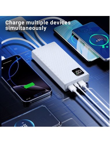 FIT2 1283 isorine baterija 10000 mAh 22.5W greitas ikrovimas 8