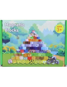 Magnetic pixel building blocks set 50 pieces 2