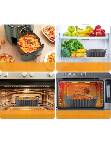 Silicone air fryer liner dimensions