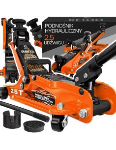 Hydraulic Trolley Car Jack 2500 kg | RETOO