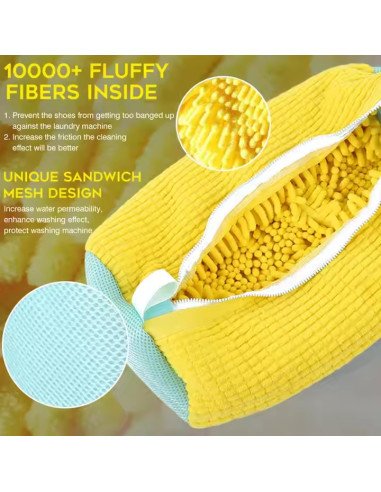 More than 10 000 fibres inside and sandwich mesh side panels