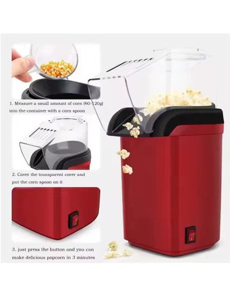 Add kernels, close the lid, press the switch