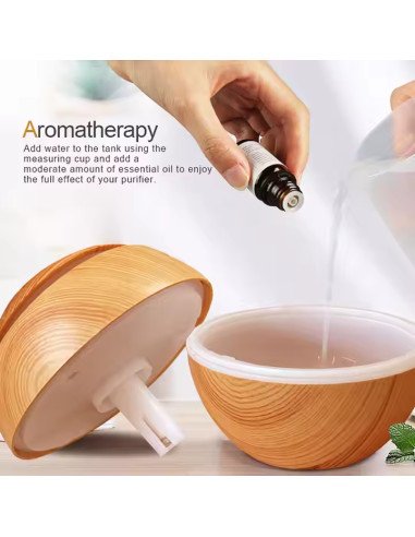 Aromaterapija: įpilkite vandens ir įlašinkite kelis lašus eterinio aliejaus