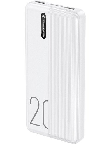 Išorinė baterija (Powerbank) REMAX RPP-296 20000mAh 2.4A 2×USB, juoda
