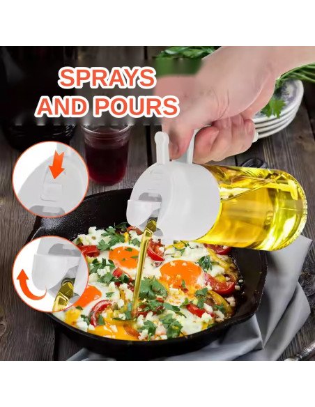 Aliejaus purkštuvas ir pilstytuvas FIT2 2-in-1, 470 ml