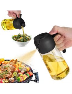 2-in-1 Oil Sprayer and Dispenser Bottle FIT2, 470 ml