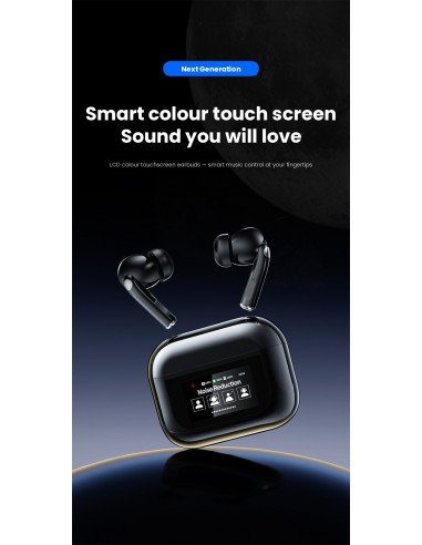 FIT2 YW07 Wireless Earbuds with Touchscreen Case | Bluetooth 5.4 | fit2.shop