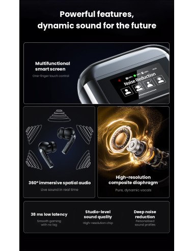 FIT2 YW07 Wireless Earbuds with Touchscreen Case | Bluetooth 5.4 | fit2.shop