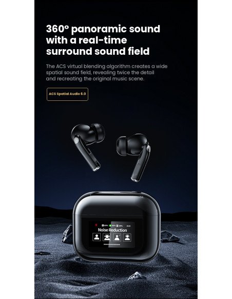 FIT2 YW07 Wireless Earbuds with Touchscreen Case | Bluetooth 5.4 | fit2.shop