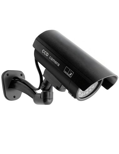 Dummy outdoor wall camera with flashing IR LED
