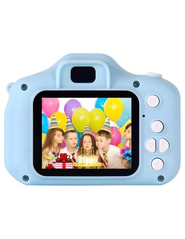 Kids digital camera HD with games, blue