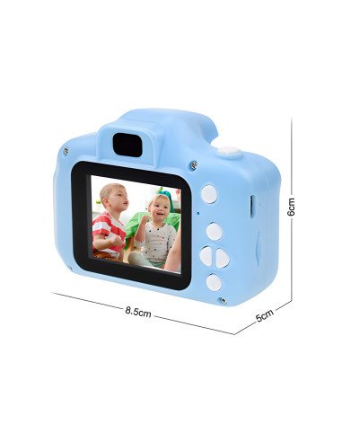 Kids digital camera HD with games, blue