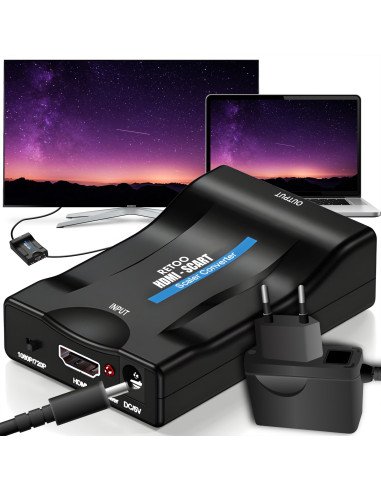 HDMI to SCART converter adapter, Full HD