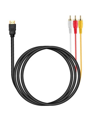 Adapterinis laidas HDMI - 3xRCA, 1,5 m